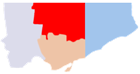 map of toronto north region